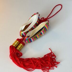 Vintage Korean Slippers ornament